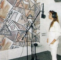 Сандра в своей студии (Record studio A.R.T.)